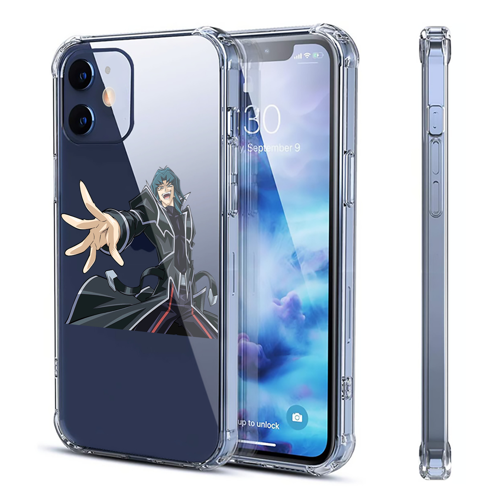 （画像用） 遊☆戯☆王 Yu-Gi-Oh! 【iPhone 12シリーズ対応】透明スマホケース（クリアソフトケース）